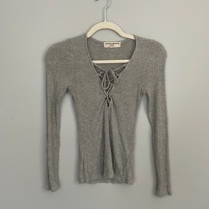 Urban Outfitters Long Sleeve Fitted Top
